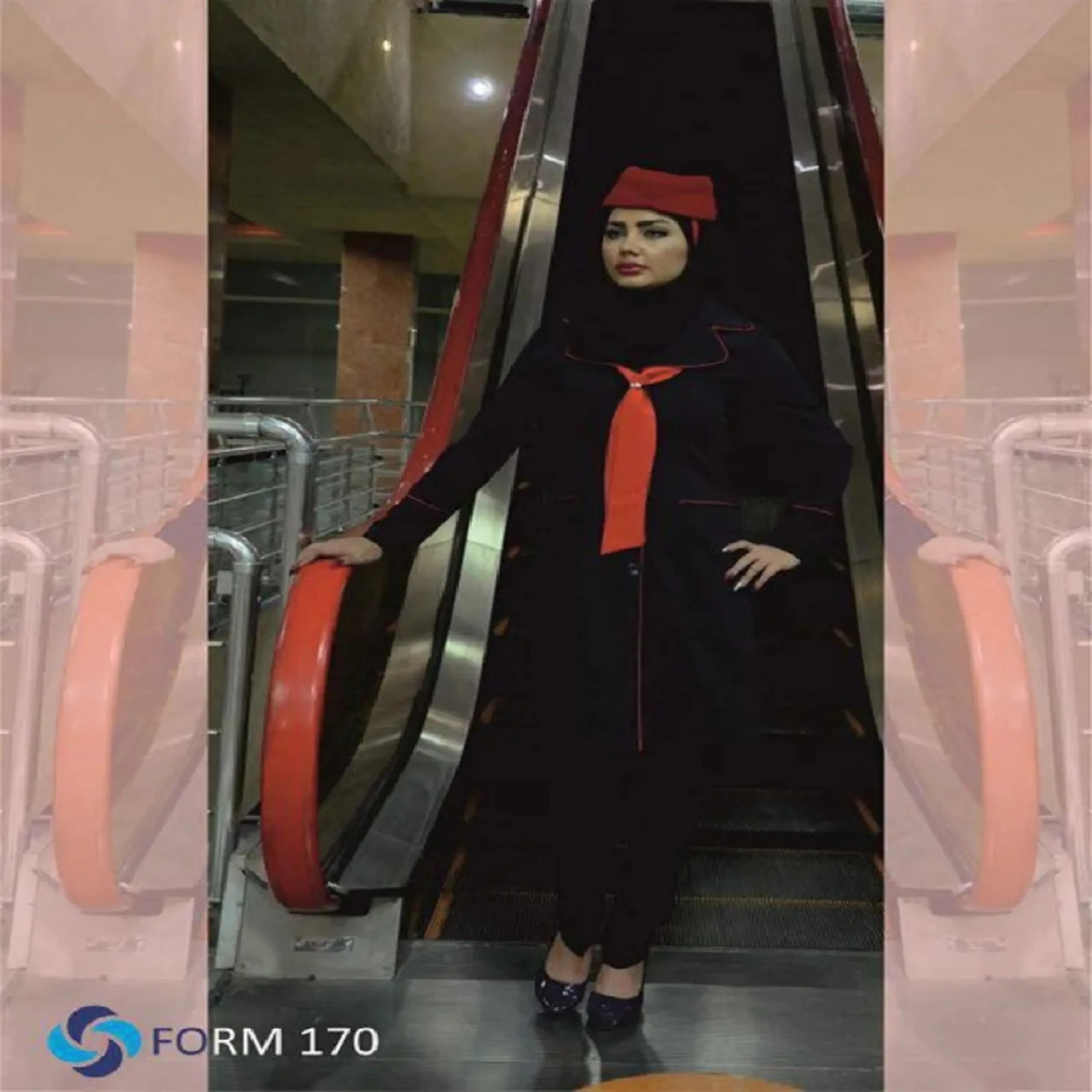 مانتو و شلوار اداری مدل یقه انگلیسی مغزی قرمز کد 170 مانتو و شلوار اداری مدل یقه انگلیسی مغزی قرمز کد 170